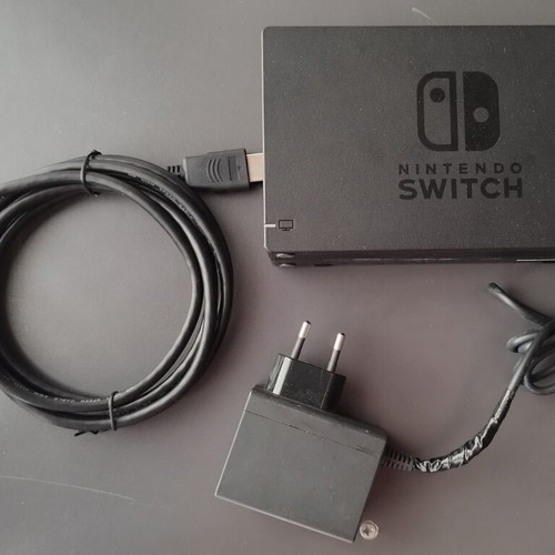 Nintendo Switch Dock used with taped cable