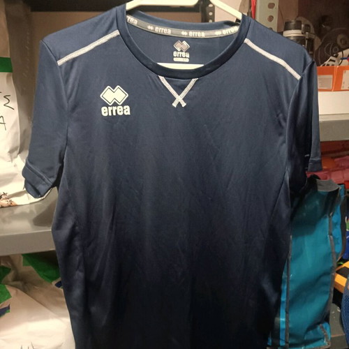 Errea sports T-shirt new, XXL, gray and blue