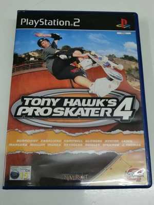 Tony Hawk's Pro Skater 4 PS2 game, English version