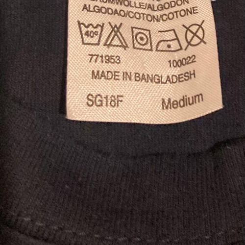 Women's t-shirt used