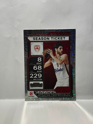2025-26 Panini Contenders Euroleague Stratos Perperoglou #68 new