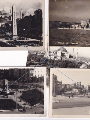 Constantinople Istanbul postcards used, set of 5