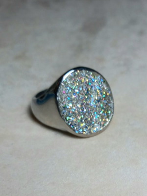 Steel ring size 57 new