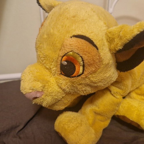 Simba The Lion King plush toy like new, authentic Disney