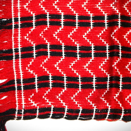 Handwoven Wool Textile Primitive Original 68x36cm SAR146 New
