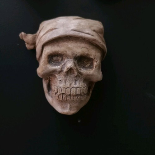 Handmade skull magnets new, made of plaster