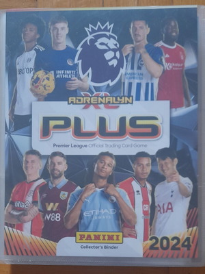 Premier League 2023-2024 Adrenalyn XL Plus album with 281 cards like new