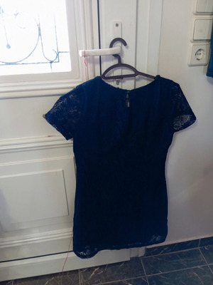 Mini dress blue lace size M like new by Xside