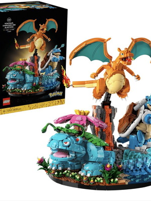 Lego Pokemon Venusaur Charizard and Blastoise new, sealed