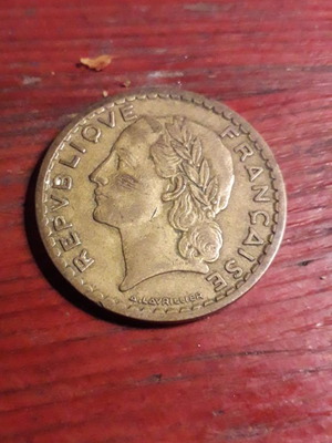 5 francs 1946-1947 μεταχειρισμένα, Γαλλία