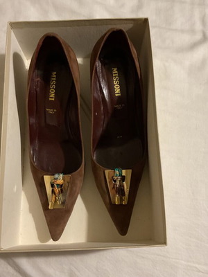 Missoni brown pumps like new, size 36.5