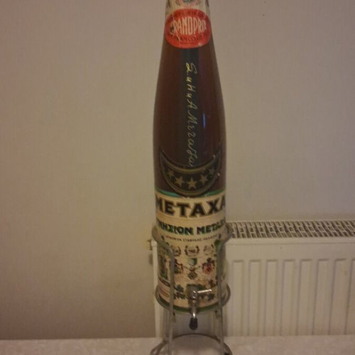 Metaxa Cognac 3L with base and tap like new
