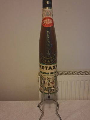 Metaxa Cognac 3L with base and tap like new