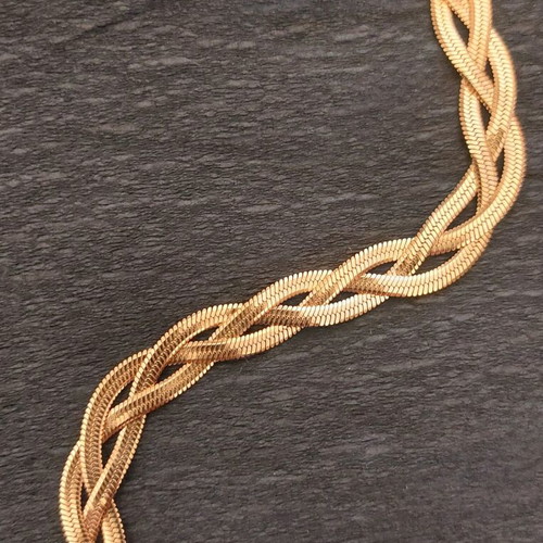 Chain bracelet new, gold color stainless steel