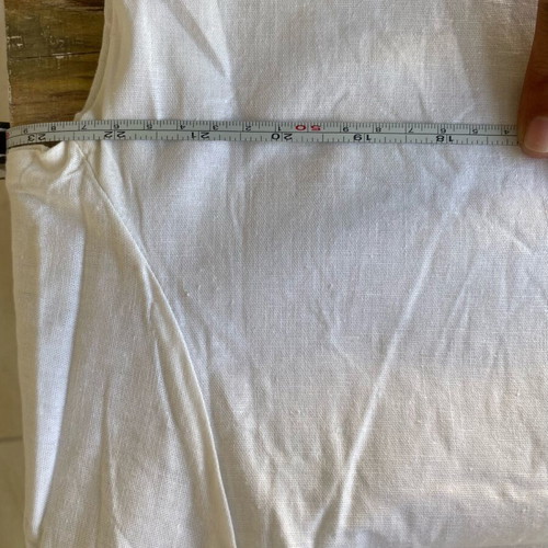 White kaftan like new, 100% cotton, Greek craftsmanship