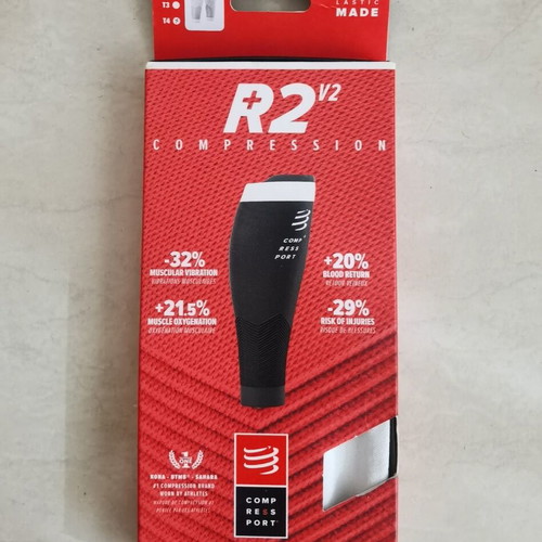 Compressport R2V2 Compression Socks new, white, size T4 (42-46cm)