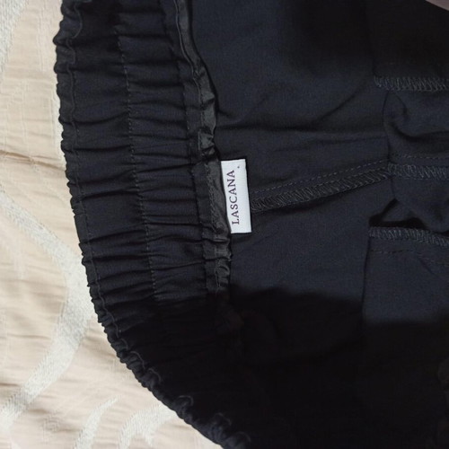 Loosefit pants Lascana black like new, high waist