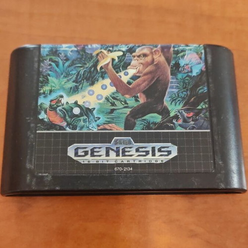 Sega Mega Drive Toki cartridge used