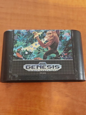 Sega Mega Drive Toki cartridge used