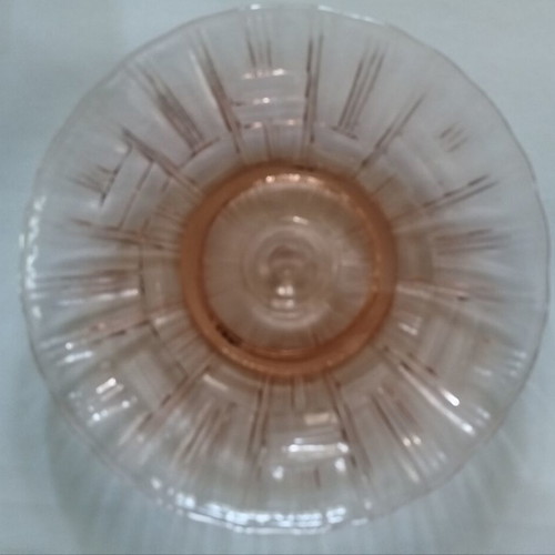 Vintage Depression Glass Dessert Plates Set of 8 like new