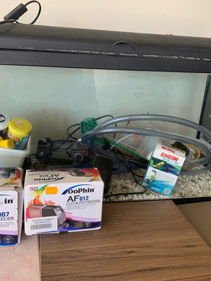Aquarium 100 liters used with full equipment