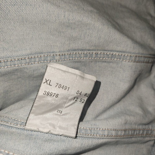 Levi's vintage denim jacket from the '90s like new, blue, size XL