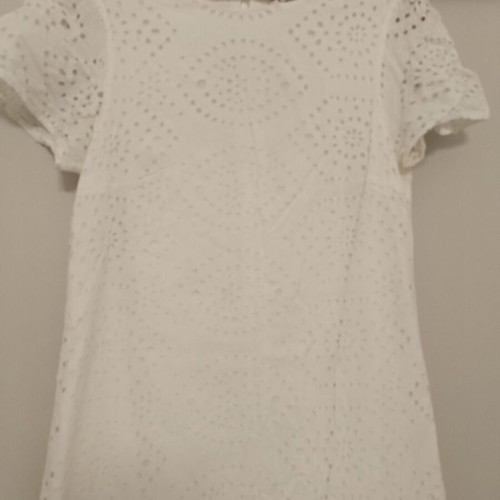 White dress used, A-line, size S