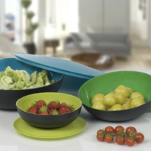 Allegra Bowl Set 3.5L, 1.5L, 740ml Tupperware new