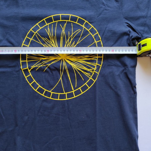 Ανδρικό T-shirt CERN μέγεθος M σαν καινούργιο, σκούρο μπλε