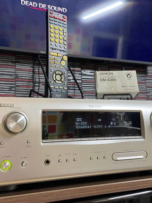 Denon AVR-2309 receiver like new with remote and microphone
