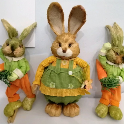 The Hare Mother with Baby Hares like new, pack of 3 pieces