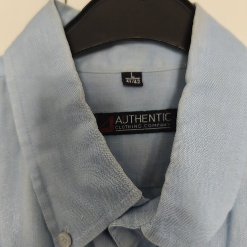 Blue shirt used, lightweight, size L