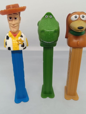 Pez Toy Story μεταχειρισμένο σετ με 3 φιγούρες