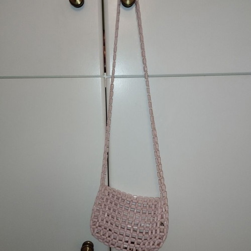 Zara shoulder bag pink like new, playful