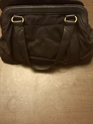 Tommy Hilfiger Vintage handbag like new, black, three compartments