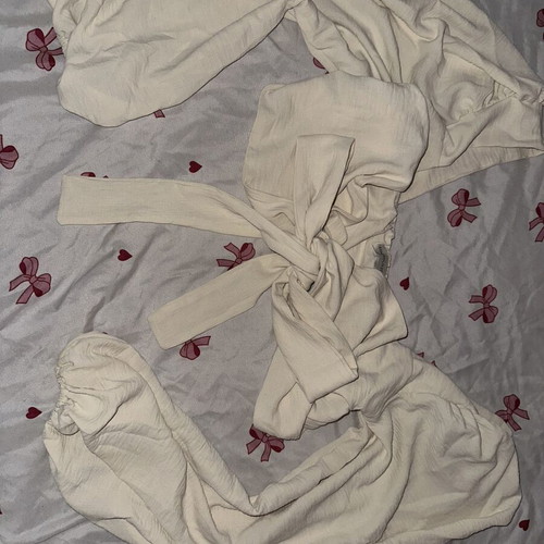 Mindyourstyle Multiway Wrap Top beige, like new, size M