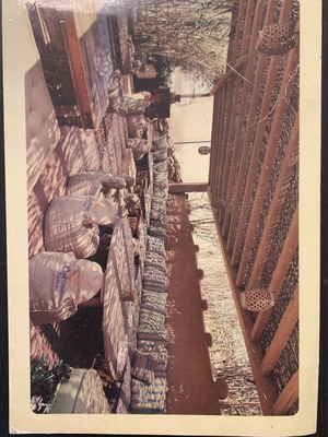 Large postcard used, old