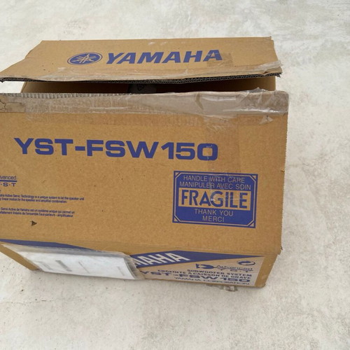 Yamaha YSP-4000 soundbar and YST-FSW150 subwoofer used home cinema system