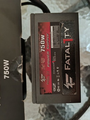 Fatality Pure Power 750W power supply lightly used