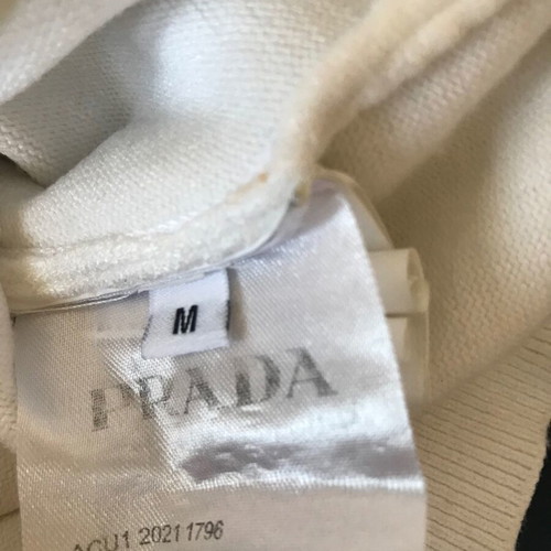 Prada Polo T-shirt white, like new, fits XS and S