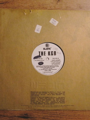 The Kgb It's About Time LP maxi single used, electronic