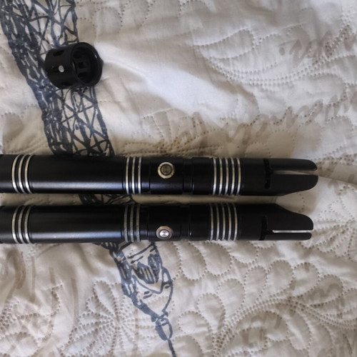 Lightsaber Saberstaff dual-spit used with 12-color wheel and 4font heavy-sparring