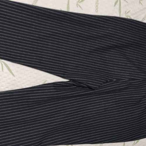 Zara striped pants, black, XL
