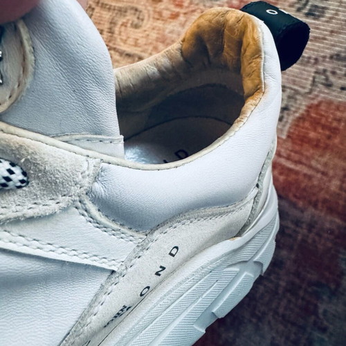 John Richmond women's sneakers used, size 38, white and beige