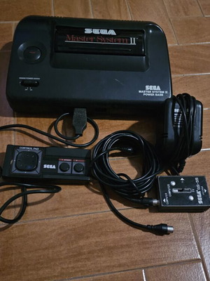 SEGA Master System 2 console with original cables and controller
