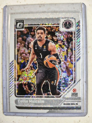 Panini Euroleague Donruss Collin Malcolm White Sparkle Card 2024-25 new
