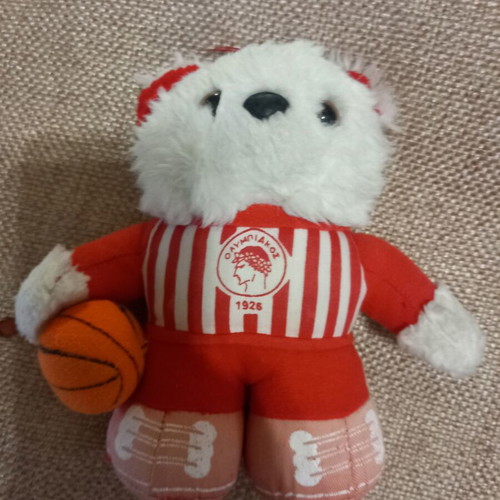 Olympiakos Official Mascot Plush Bear used