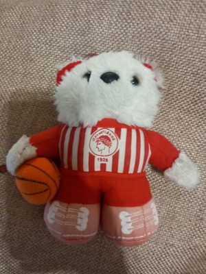 Olympiakos Official Mascot Plush Bear used