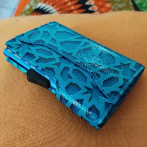 C-secure security wallet new, blue, unisex