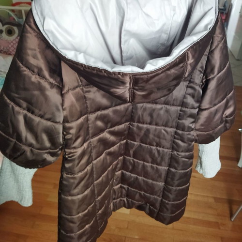 Monnalisa jacket for 8-year-old girl used, brown metallic